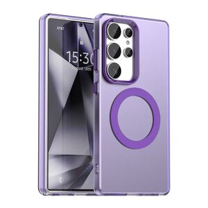 Husa premium pentru  Samsung Galaxy S25 Ultra VivaShell Fusion compatibila MagSafe, Anti-Shock - Protectie Avansata Display & Camera - Design Slim și Elegant - Mov