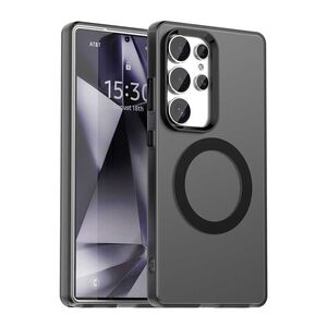 Husa premium pentru  Samsung Galaxy S25 Ultra VivaShell Fusion compatibila MagSafe, Anti-Shock - Protectie Avansata Display & Camera - Design Slim și Elegant - Negru