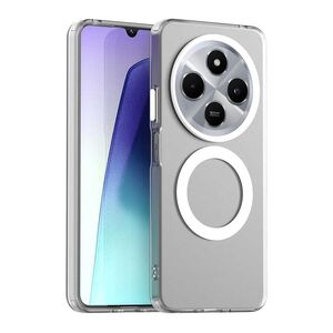 Husa premium pentru  Xiaomi Redmi 14C VivaShell Fusion compatibila MagSafe, Anti-Shock - Protectie Avansata Display & Camera - Design Slim și Elegant - Alb