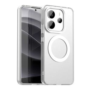 Husa premium pentru  Xiaomi Redmi Note 14 4G VivaShell Fusion compatibila MagSafe, Anti-Shock - Protectie Avansata Display & Camera - Design Slim și Elegant - Alb