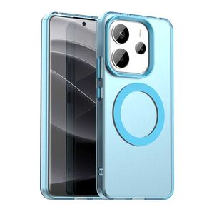 Husa premium pentru  Xiaomi Redmi Note 14 4G VivaShell Fusion compatibila MagSafe, Anti-Shock - Protectie Avansata Display & Camera - Design Slim și Elegant - Albastru