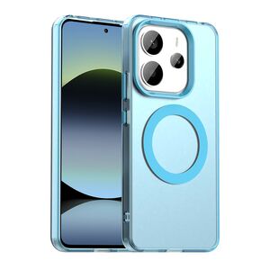 Husa premium pentru  Xiaomi Redmi Note 14 5G VivaShell Fusion compatibila MagSafe, Anti-Shock - Protectie Avansata Display & Camera - Design Slim și Elegant - Albastru