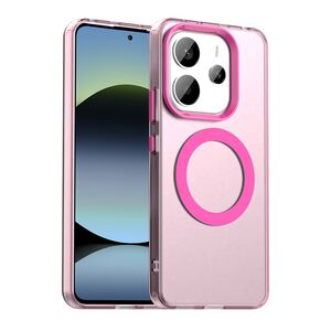 Husa premium pentru  Xiaomi Redmi Note 14 5G VivaShell Fusion compatibila MagSafe, Anti-Shock - Protectie Avansata Display & Camera - Design Slim și Elegant - Roz