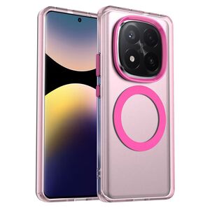 Husa premium pentru  Xiaomi Redmi Note 14 Pro+ Plus VivaShell Fusion compatibila MagSafe, Anti-Shock - Protectie Avansata Display & Camera - Design Slim și Elegant - Roz