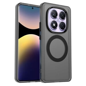 Husa premium pentru  Xiaomi Redmi Note 14 Pro 4G VivaShell Fusion compatibila MagSafe, Anti-Shock - Protectie Avansata Display & Camera - Design Slim și Elegant - Negru