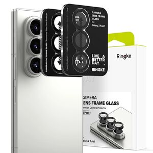 Folie Camera pentru Samsung Galaxy Z Fold 7 - Ringke Camera Lens Frame Glass - Black