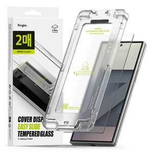 Set 2 x Folie pentru Samsung Galaxy Z Fold 7 - Ringke Cover Display Easy Slide Tempered Glass - Clear