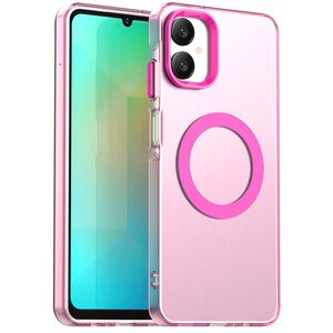 Husa premium pentru  Samsung Galaxy A06 VivaShell Fusion compatibila MagSafe, Anti-Shock - Protectie Avansata Display & Camera - Design Slim și Elegant - Roz