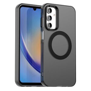 Husa premium pentru  Samsung Galaxy A15 VivaShell Fusion compatibila MagSafe, Anti-Shock - Protectie Avansata Display & Camera - Design Slim și Elegant - Negru