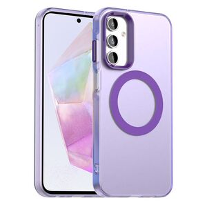 Husa premium pentru  Samsung Galaxy A35 VivaShell Fusion compatibila MagSafe, Anti-Shock - Protectie Avansata Display & Camera - Design Slim și Elegant - Mov
