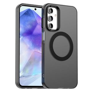 Husa premium pentru  Samsung Galaxy A55 VivaShell Fusion compatibila MagSafe, Anti-Shock - Protectie Avansata Display & Camera - Design Slim și Elegant - Negru