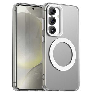 Husa premium pentru  Samsung Galaxy S23 FE VivaShell Fusion compatibila MagSafe, Anti-Shock - Protectie Avansata Display & Camera - Design Slim și Elegant - Alb