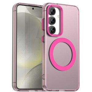 Husa premium pentru  Samsung Galaxy S23 FE VivaShell Fusion compatibila MagSafe, Anti-Shock - Protectie Avansata Display & Camera - Design Slim și Elegant - Roz