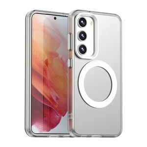 Husa premium pentru  Samsung Galaxy S23 Plus  VivaShell Fusion compatibila MagSafe, Anti-Shock - Protectie Avansata Display & Camera - Design Slim și Elegant - Alb