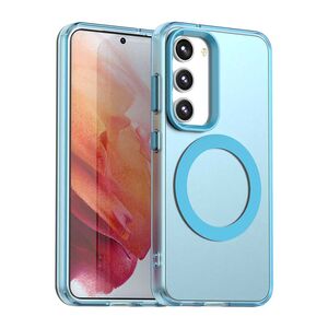 Husa premium pentru  Samsung Galaxy S23 Plus  VivaShell Fusion compatibila MagSafe, Anti-Shock - Protectie Avansata Display & Camera - Design Slim și Elegant - Albastru