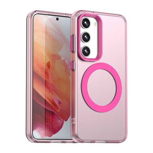 Husa premium pentru  Samsung Galaxy S23 Plus  VivaShell Fusion compatibila MagSafe, Anti-Shock - Protectie Avansata Display & Camera - Design Slim și Elegant - Roz