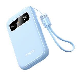 Baterie Externa USB, Type-C, 10000mAh, 20W, Digital Display - Ugreen PB522 (45423) - Blue