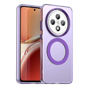 Husa premium pentru  Oppo Reno 12F, 12FS VivaShell Fusion compatibila MagSafe, Anti-Shock - Protectie Avansata Display & Camera - Design Slim și Elegant - Mov