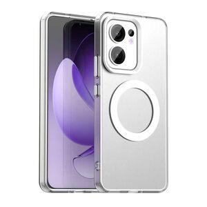 Husa premium pentru  Oppo Reno 13F, 13FS 4G, 5G VivaShell Fusion compatibila MagSafe, Anti-Shock - Protectie Avansata Display & Camera - Design Slim și Elegant - Alb