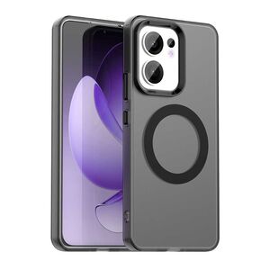 Husa premium pentru  Oppo Reno 13F, 13FS 4G, 5G VivaShell Fusion compatibila MagSafe, Anti-Shock - Protectie Avansata Display & Camera - Design Slim și Elegant - Negru