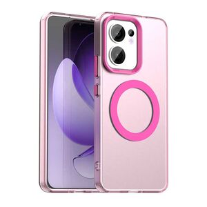 Husa premium pentru  Oppo Reno 13F, 13FS 4G, 5G VivaShell Fusion compatibila MagSafe, Anti-Shock - Protectie Avansata Display & Camera - Design Slim și Elegant - Roz