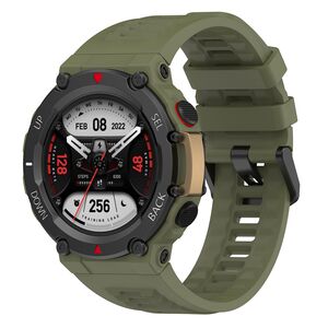 Curea pentru smartwatch Amazfit T-Rex 2 / 2 Ocean Blue - Quickfit din silicon - Verde