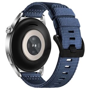 Curea pentru smartwatch Huawei Watch GT 4 (46 mm) / Huawei Watch GT 3 (42 mm) / GT 3 Pro (43 mm) - Quickfit din material textil - latime 20 mm - Albastru