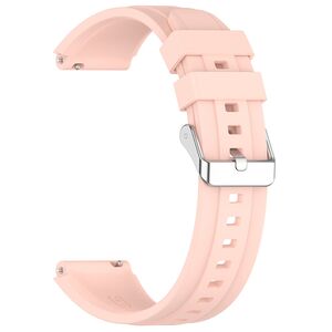 Curea pentru smartwatch Huawei Watch GT 4 (41mm)/W1/Honor Watch S1/Garmin Venu 2S/Vivoactive 4S - Quickfit din silicon - latime 18 mm - Roz