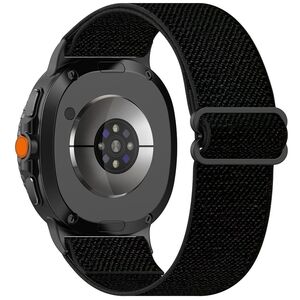 Curea pentru smartwatch Samsung Galaxy Watch 8 40mm/ Watch 8 44mm / Watch 8 Classic - Quickfit din material textil - Negru