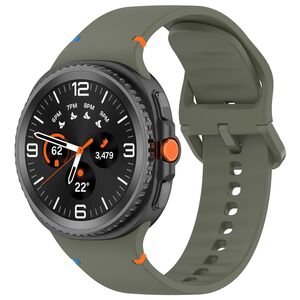 Curea pentru smartwatch Samsung Galaxy Watch 8 40mm/ Watch 8 44mm / Watch 8 Classic - Quickfit din silicon- Verde