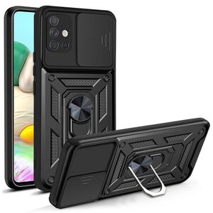 Husa pentru Samsung Galaxy A71 4G - Techsuit CamShield Series - Black