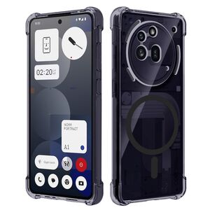 Husa pentru  Nothing Phone (3a) Pro compatibila MagSafe Anti-Shock 1.5mm reinforced 4 corners - Negru translucid