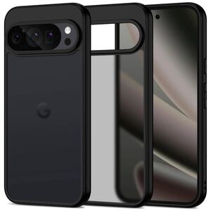 Husa pentru Google Pixel 10 Pro XL cu protectie lentile, Anti-Scratch, Anti-Fingerprint, Anti-Oil, Never-Yellow - negru mat