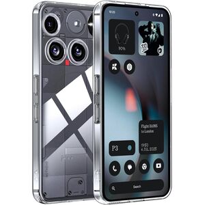 Husa pentru Nothing Phone (3) Slim Anti-Shock 1.5mm, cu protectie lentile, Transparent