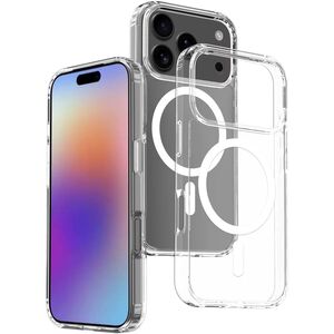 Huse pentru iPhone 17 Pro Max compatibila MagSafe - Crystal Clear Back Series Anti-Shock 1.5mm - transparent