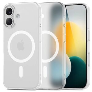 Husa pentru iPhone 17 SlimCore Compatibila MagSafe - Protectie inteligenta, Estetica minimalista - frosted - transparent mat