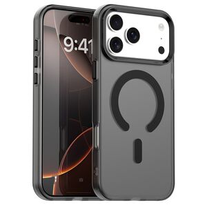 Husa premium pentru iPhone 17 Pro Max VivaShell Fusion compatibila MagSafe, Anti-Shock - Protectie Avansata Display & Camera - Design Slim și Elegant - negru