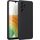Pachet 360: Folie din sticla + Husa Samsung Galaxy A33 5G Liquid Silicone, negru