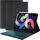 Husa cu tastatura iluminata pentru iPad Air 13 2025 M3 + mouse wireless iluminat LED, negru