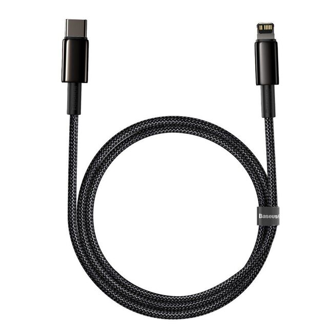 CABLU iPhone USB Type C - Lightning (iPhone), Fast Charge, PD 20W, 200cm, negru