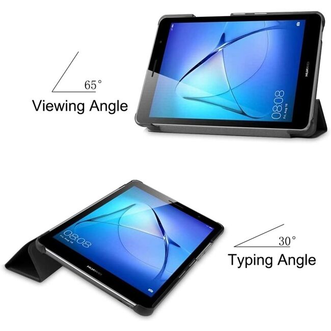 Husa pentru tableta Huawei MatePad T8 ProCase tri-fold, negru