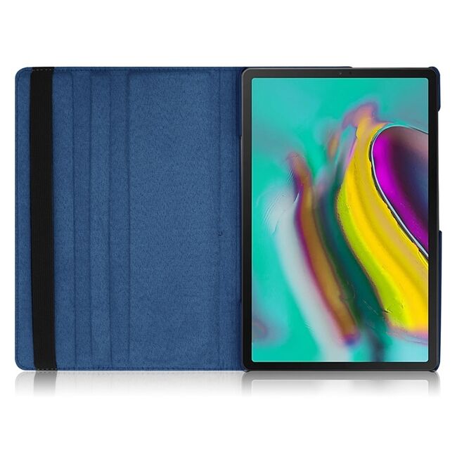 Husa pentru Samsung Galaxy Tab S5e 10.5 T720/T725 MagiCase rotativa de tip stand, navy blue