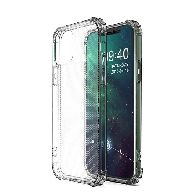 Husa Anti Shock Protection pentru iPhone 12 Pro / iPhone 12 (transparent)