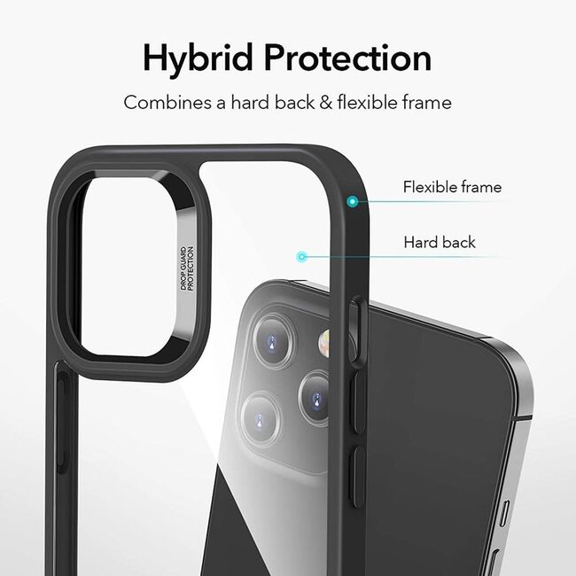 Husa iPhone 12/12 Pro - ESR Classic Hybrid (blue/clear)