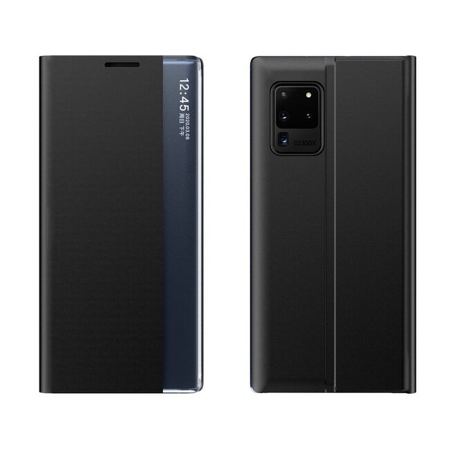 Husa Samsung Galaxy A52, A52s Sleep Case tip carte functie stand, negru