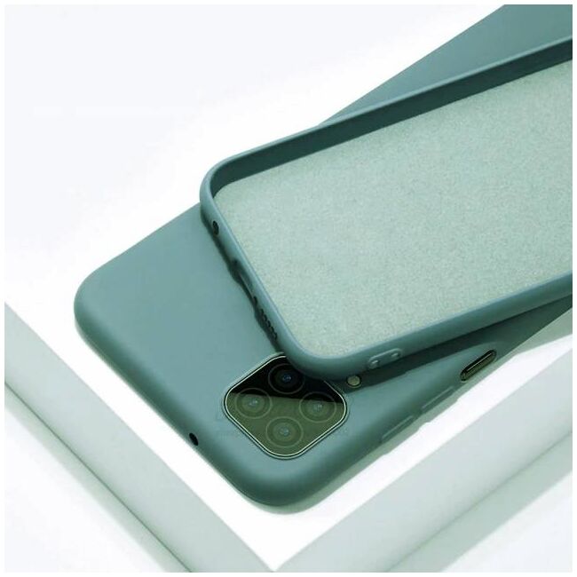 Husa pentru Huawei P40 Lite Flexible Silicone, grey blue