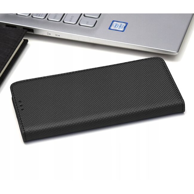 Husa Xiaomi Redmi 9C Wallet Smart Magnet, negru