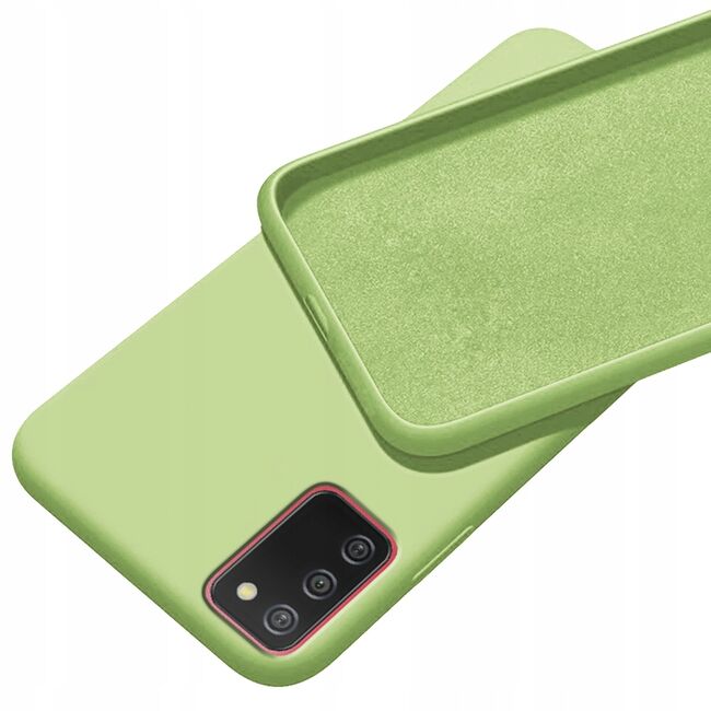 Husa pentru Samsung Galaxy A02s LiteCase, Flexible Silicone, nature green