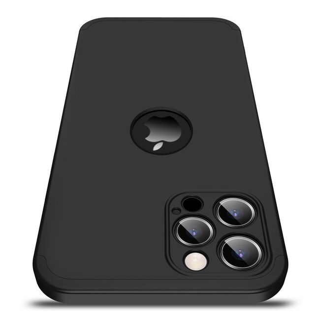 Husa GKK Protectie 360 pentru iPhone 12 Pro (negru)