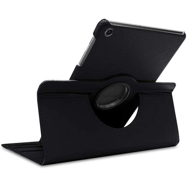 Husa tableta Samsung Galaxy Tab A7 Lite 8.7 inch T220/T225 MagiCase rotativa de tip stand, negru